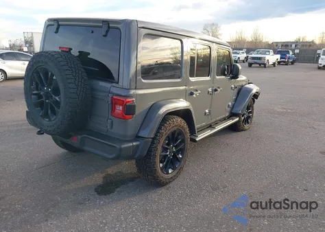 2021 Jeep Wrangler 4Xe Unlimited Sahara 4X4 from USA, damaged, VIN 1C4JJXP60MW762476